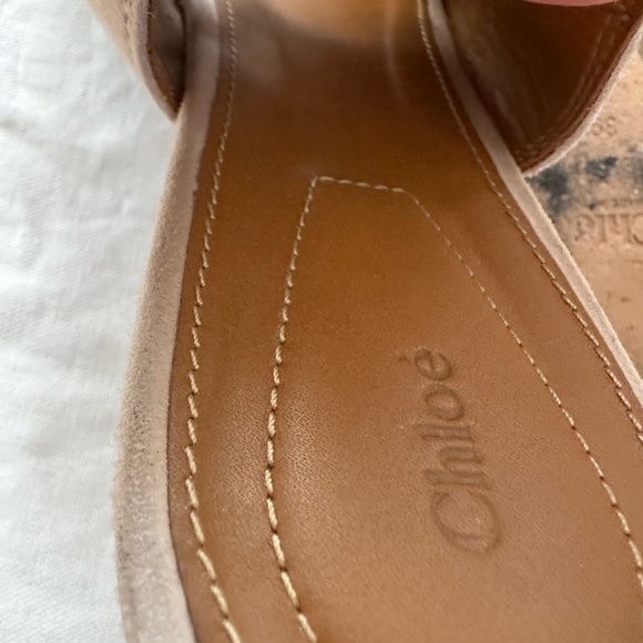 CHLOE SUEDE GLADIATOR SANDALS - Picture 7 of 12